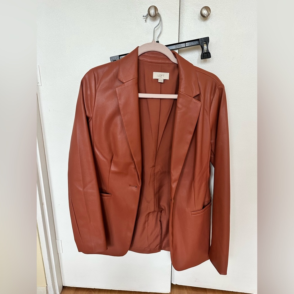 Leather Blazer
